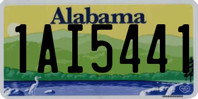 AL license plate 1AI5441