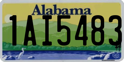 AL license plate 1AI5483