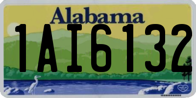 AL license plate 1AI6132