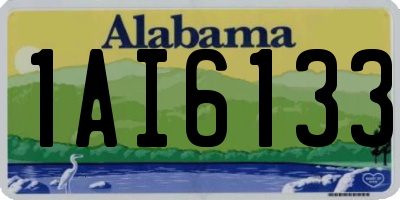 AL license plate 1AI6133