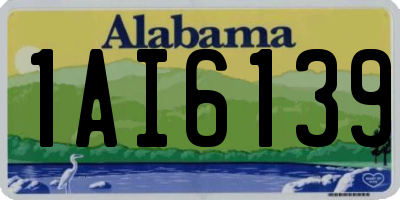 AL license plate 1AI6139