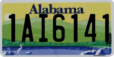 AL license plate 1AI6141