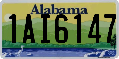 AL license plate 1AI6147