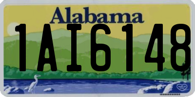 AL license plate 1AI6148