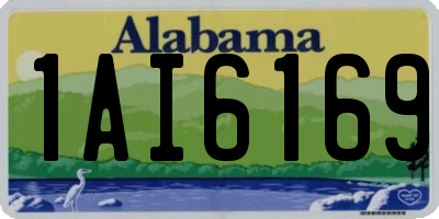 AL license plate 1AI6169