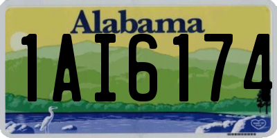 AL license plate 1AI6174