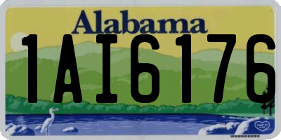 AL license plate 1AI6176