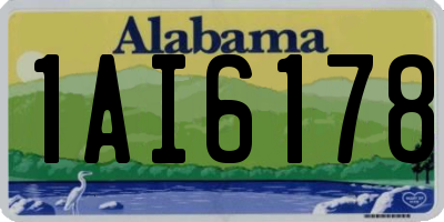 AL license plate 1AI6178