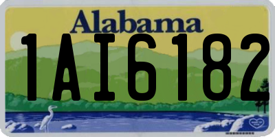 AL license plate 1AI6182