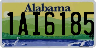 AL license plate 1AI6185