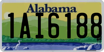AL license plate 1AI6188
