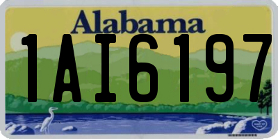 AL license plate 1AI6197