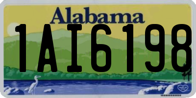 AL license plate 1AI6198