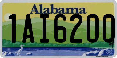 AL license plate 1AI6200
