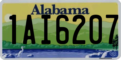 AL license plate 1AI6207