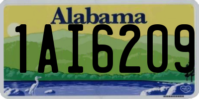 AL license plate 1AI6209