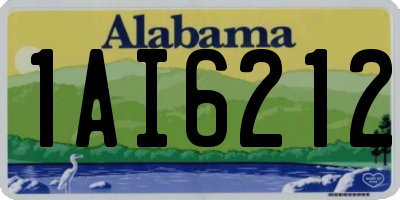 AL license plate 1AI6212