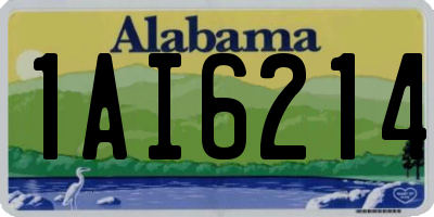 AL license plate 1AI6214