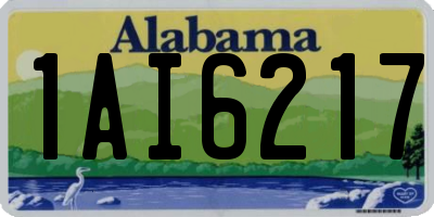 AL license plate 1AI6217