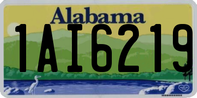 AL license plate 1AI6219