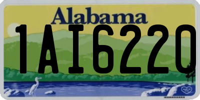AL license plate 1AI6220