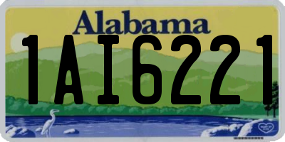 AL license plate 1AI6221