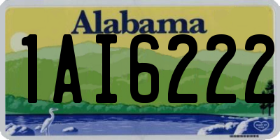AL license plate 1AI6222