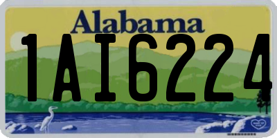 AL license plate 1AI6224
