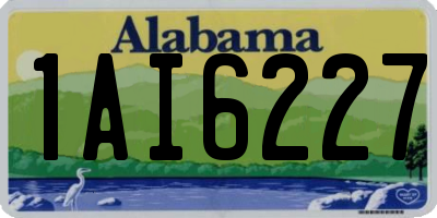 AL license plate 1AI6227