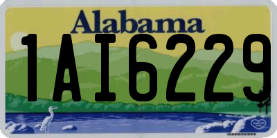 AL license plate 1AI6229