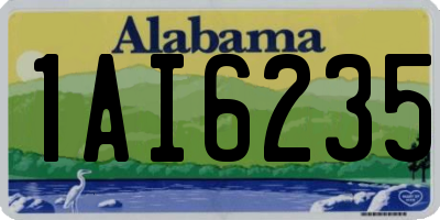 AL license plate 1AI6235
