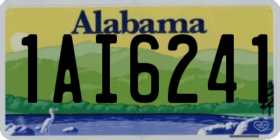 AL license plate 1AI6241