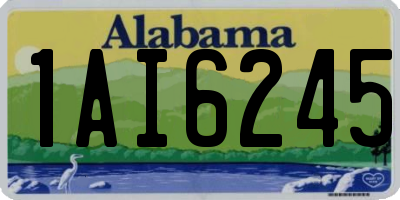 AL license plate 1AI6245