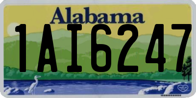 AL license plate 1AI6247