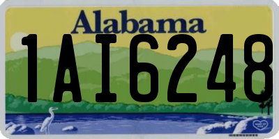 AL license plate 1AI6248