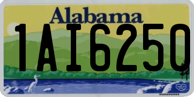 AL license plate 1AI6250