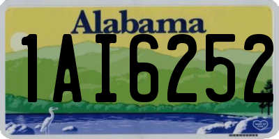 AL license plate 1AI6252