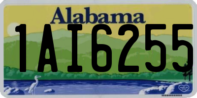 AL license plate 1AI6255