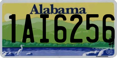 AL license plate 1AI6256