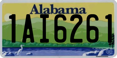 AL license plate 1AI6261