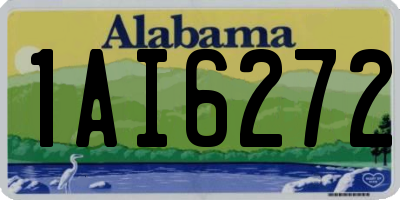 AL license plate 1AI6272