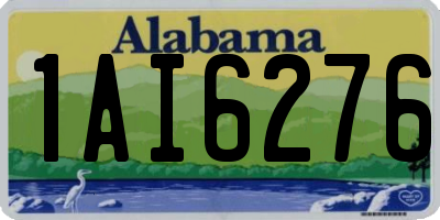 AL license plate 1AI6276
