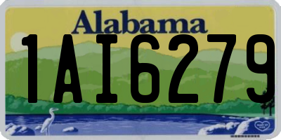 AL license plate 1AI6279