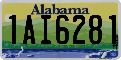 AL license plate 1AI6281