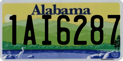 AL license plate 1AI6287