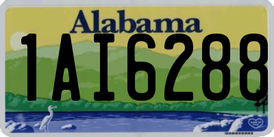 AL license plate 1AI6288