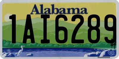 AL license plate 1AI6289