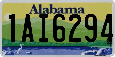 AL license plate 1AI6294