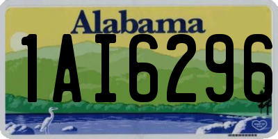 AL license plate 1AI6296