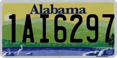 AL license plate 1AI6297